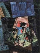 Juan Gris The still life in front of Window oil painting artist